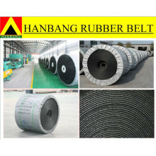 Flat rubber belt EP belt